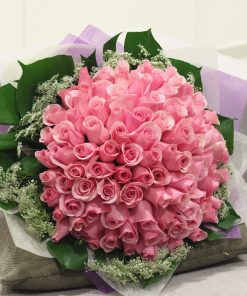 Love Romance - 99 Pink Roses