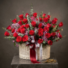 Basket Red Roses Phnom Penh Florist
