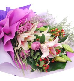 Youthfull Of Pink lilies