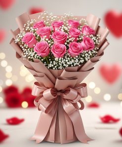 Alternative view of Valentine Day 2026 12 of Pink Roses